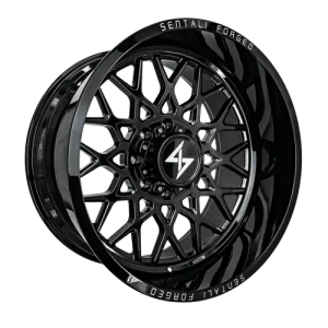 Sentali – Forged SF-5 – Black – 22″x10″ -24mm – All weather Wheels – SF522105124GB
